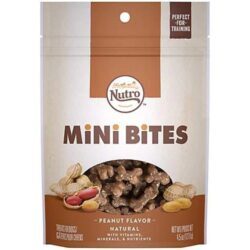 Petisco Nutro Mini Bites Cão Sabor Amendoim 128g - Mordidas Deliciosas e Saudáveis