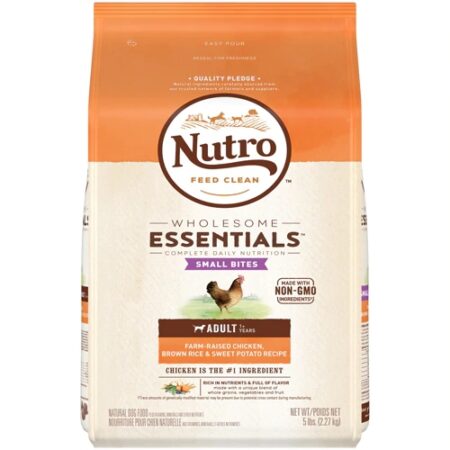 Nutro Wholesome Esseentials™ Small Bites Dog Food Chicken Whole Brown Rice and Sweet Potato -- 5 lbs