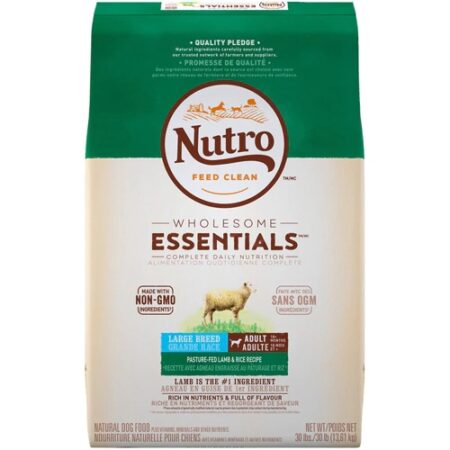 Nutro Wholesome Essentials Adult Large Breed Dog Food Lamb & Rice -- 30 lbs