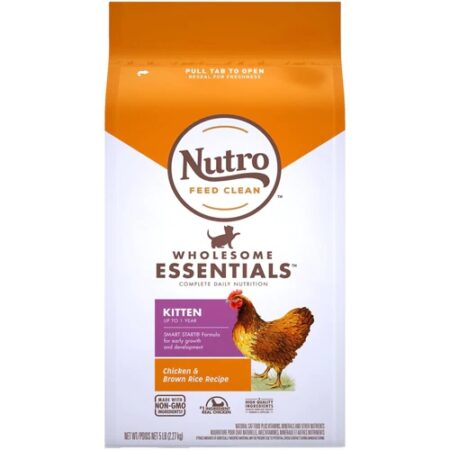 Nutro Wholesome Essentials Dry Kitten Food Chicken & Brown Rice -- 5 lbs