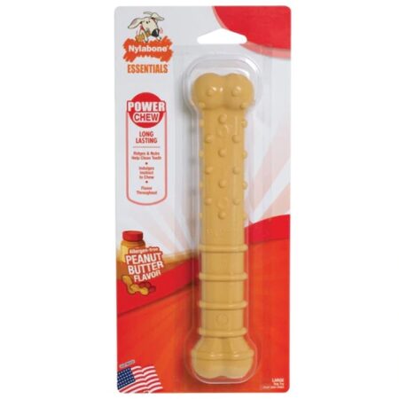 Nylabone Essentials Power Chew for Dogs Peanut Butter -- 1 Chewable