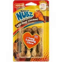 Nylabone Natural Nubz: Petiscos Mastigáveis para Cães Pequenos com Frango - Saúde e Diversão!