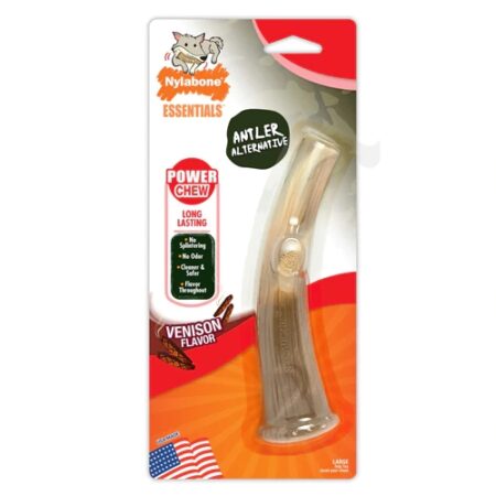 Nylabone Power Chew Split Antler Leg--Large -- 1 Toy