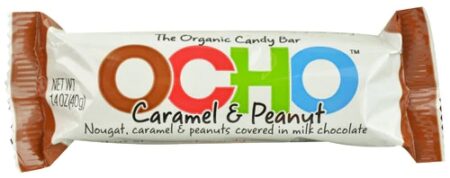 OCHO Organic Candy Bar Caramel & Peanut -- 1.4 oz