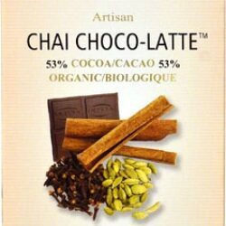 Olivia Chocolat Barra Chai Choco-Latte Artesanal 53% Cacau Orgânico Picante 50g