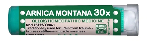 Ollois Arnica Montana 30X Lactose-Free 80 Pellets: Alívio Natural e Bem-Estar