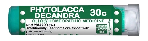 Ollois Phytolacca Decandra 30c - 80 Pellets: Alívio Natural para Seus Desconfortos