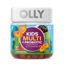 Olly Kids Multi + Probiotic Yum Berry Punch - 70 Gomas - Suporte Imunológico e Digestivo