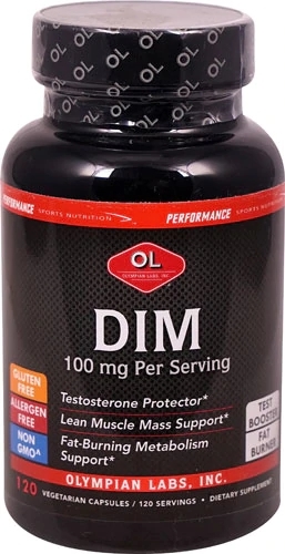 Olympian Labs DIM 100mg - 120 Cápsulas: Saúde Hormonal e Bem-Estar