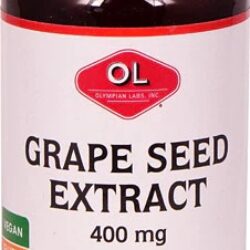 Extrato de Semente de Uva Olympian Labs 400mg - 100 Cápsulas Vegetarianas | Antioxidante Poderoso