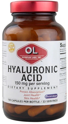 Olympian Labs Ácido Hialurônico 150mg - 100 Cápsulas: Saúde e Vitalidade para Suas Articulações e Pele