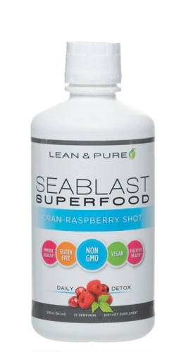 Olympian Labs Lean & Pure™ Seablast Superfood Cran-Raspberry Shot - 32 Doses (Aprox. 946ml)