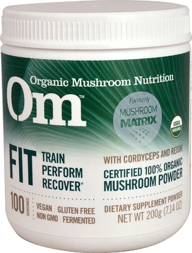 OM Organic Mushroom Nutrition Fit - Suplemento de Cogumelos Orgânicos 202g