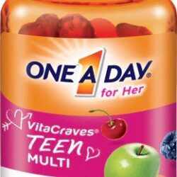 One-A-Day VitaCraves Teen Multi Gummies para Meninas - Multivitamínico Completo 60 Unidades