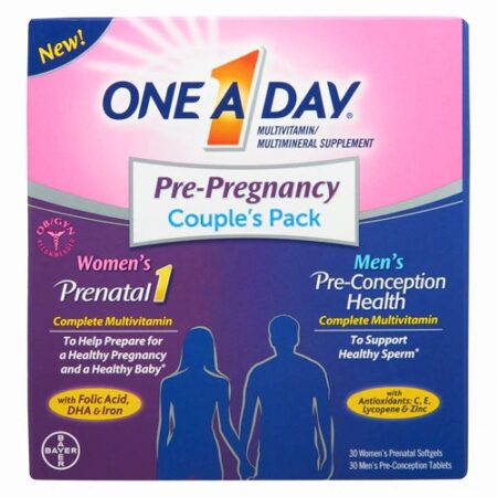 One-A-Day Pre-Pregnancy Couple's Pack -- 60 Pills