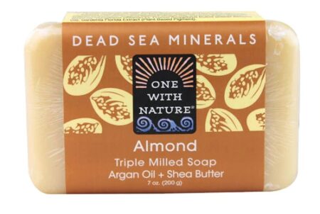 One With Nature Dead Sea Mineral Soap Almond -- 7 oz