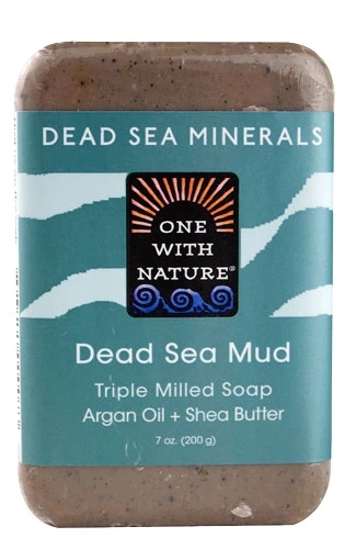 Sabonete de Lama do Mar Morto One With Nature - 198g: Purificação Profunda e Bem-Estar