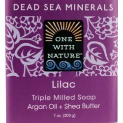 Sabonete Natural com Minerais do Mar Morto One With Nature Lilás - 198g