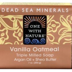 Sabonete Mineral Spa Mar Morto One With Nature Baunilha Aveia 198g - Pele Radiante e Saudável