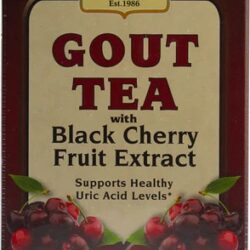 Only Natural Chá para Gota com Extrato de Fruta de Cereja Preta - 20 Sachês (Aprox. 34g)