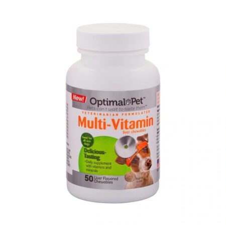 Optimal Pet Multivitamin Liver Chewables -- 50 Chewables