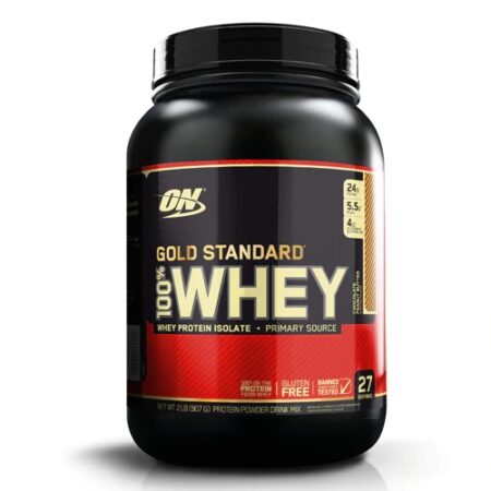 Optimum Nutrition Gold Standard 100% Whey Protein Powder Drink Mix Chocolate Peanut Butter -- 2 lbs