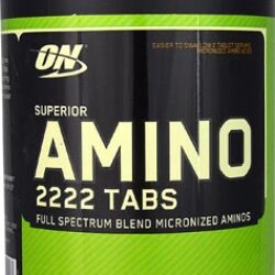 Optimum Nutrition Superior Amino 2222 Tabs - 320 Comprimidos | Máxima Recuperação Muscular