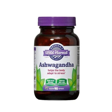 Oregon's Wild Harvest Ashwagandha -- 90 Gelatin Capsules