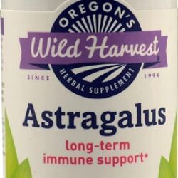 Oregon's Wild Harvest Astragalus Orgânico - 90 Cápsulas de Gelatina | Suporte Imunológico Poderoso