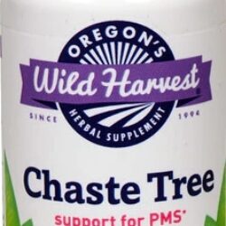 Oregon's Wild Harvest Chaste Tree 90 Cápsulas Vegetarianas - Equilíbrio Hormonal Natural