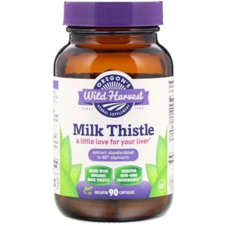 Oregon's Wild Harvest Milk Thistle -- 90 Gelatin Capsules