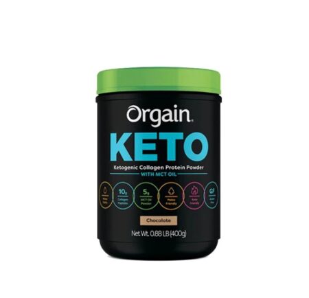 Orgain Keto Collagen Powder Chocolate -- 0.88 lb