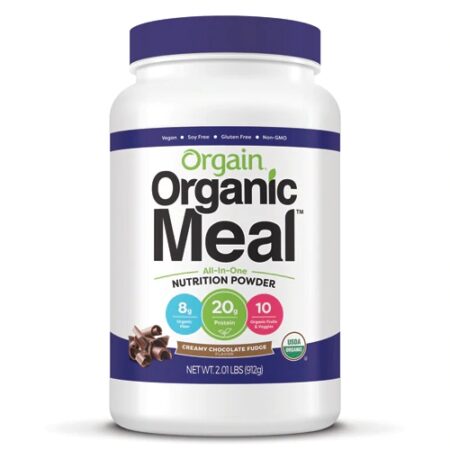 Orgain Organic Meal™ All-In-One Nutrition Powder Creamy Chocolate Fudge -- 2.01 lbs