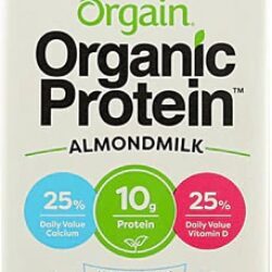 Orgain Organic Protein™ Leite de Amêndoa Baunilha Levemente Adoçado - 946ml