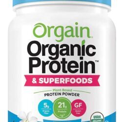 Orgain Proteína Vegetal Orgânica Superfoods Baunilha - 454g
