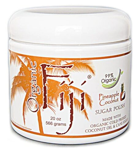 Organic Fiji Sugar Polish Pineapple Coconut -- 20 oz