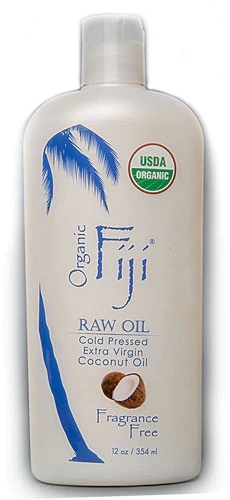 Óleo de Coco Virgem Orgânico Fiji Sem Fragrância - 355ml (12 fl oz)