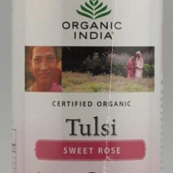 Chá de Tulsi Orgânico Sweet Rose Organic India Folhas Soltas - 100g