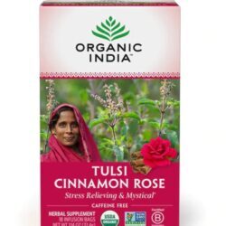 Chá de Tulsi Orgânico India Canela Rosa - 18 Sachês (27g)