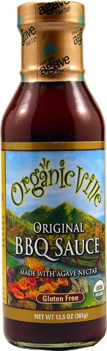 Molho BBQ Orgânico Original Organicville - 399ml (13.5 fl oz) - Sabor Autêntico