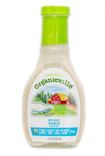 Molho Ranch Orgânico para Salada Organicville - Cremoso e Saboroso 237ml