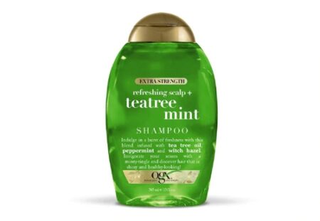 Organix Extra Strength Refreshing Scalp plus Teatree Mint Shampoo -- 13 fl oz