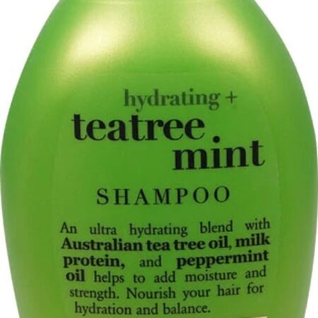 Shampoo Hidratante Orgânico Tea Tree Mint Organix – 385ml (13 fl oz) – Nutrição Profunda e Limpeza Revigorante — foto 1