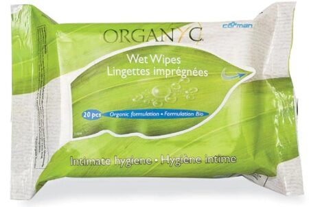 Organyc Wet Wipes Intimate Hygiene -- 20 Wipes