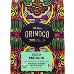Café Peruano Penachi Orgânico Orinoco Coffee & Tea Grãos Médios - 340g