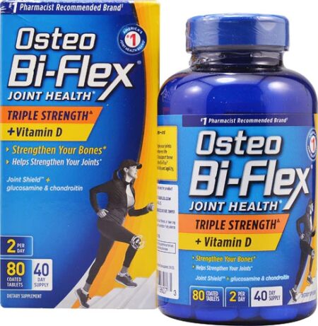 Osteo BiFlex Triple Strength with Vitamin D -- 80 Coated Tablets