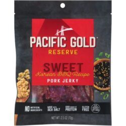 Pacific Gold Reserve Jerky de Porco Doce Coreano - 71g | Snack Proteico Premium