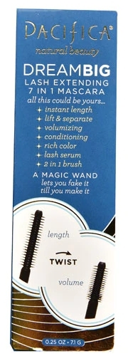 Máscara de Cílios Pacifica Dream Big Lash Extending 7 em 1 Black Magic 7g - Volume e Alongamento Intenso