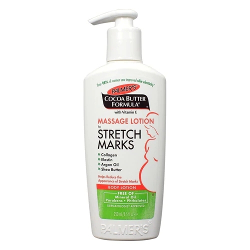 Loção para Massagem Palmer's Cocoa Butter Formula Anti Estrias 251ml - Melhorar Elasticidade da Pele