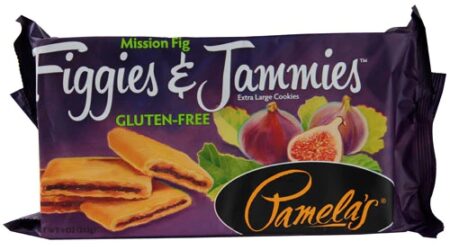 Pamela's Products Figgies & Jammies Extra Large Cookies Gluten Free Mission Fig -- 9 oz